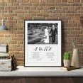 thumbnail image 2 of Wedding anniversary gift Custom Custom song lyric art first dance vows art, 2 of 6
