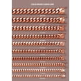 thumbnail image 4 of Heavy Solid Rose Gold Miami Cuban Link Chain Customizable (10MM-20MM), 4 of 7