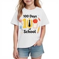 thumbnail image 2 of Blusas y camisas de manga corta con cuello redondo para niños y niñas, camisetas gráficas de manga corta, blusas con estampados bonitos para la temporada escolar., 2 of 9