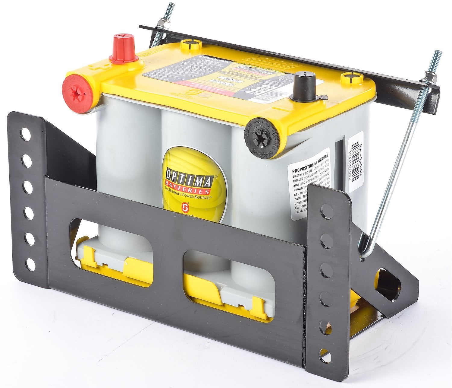 JEGS 10224 Bolt-On Battery Box 11 in. Wide (inside to inside) Fits Group 24 Batt