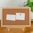 thumbnail image 5 of Monyance Cork Display Board Cork Bulletin Board Wood Display Easel for Home Office Photo Display Stand(11.81X7.87X0.47Inches), 5 of 11