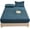 Blue, variant on Luxury Mattress Elastic Bed Sheets with Deep Pocket, Ultra Soft & Warm Fitted Sheet for All Season Use, Multiple Sizes and Colors Available