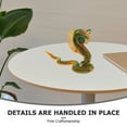 thumbnail image 3 of OULII Snake Year Decoration Aluminum Wire Cobra Model Ornament For Homeowners Indoor Display 1Set, 3 of 6