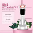 thumbnail image 3 of Limpiadores faciales EMS, masajeador de estiramiento facial, caliente y frío, LED, 3 of 5