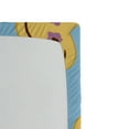thumbnail image 3 of Ambesonne Spring Emoji Fitted Sheet, Pastel Floral Eyes, Twin Size, Pale Sky Blue Mustard, 3 of 3