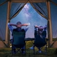 thumbnail image 4 of Aoile 10' x 10' Pop Up Gazebo Tent, 6-Sided Portable Outdoor Canopies with Carry Bag for Camping Party Backyard, Brown, 4 of 8