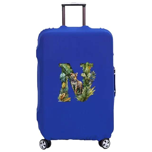 Luggage Cover Washable Case Cover Protective Case Scratch Proof Case Cover Suitable for JungleTiger Print Pattern Fits 18-32inch jungle tiger letterN XL