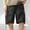 A_ Black, variant on Mens Classic-Fit Cargo Shorts for Hiking Climbing Cotton Elastic Waist Multi-Pocket Summer Workout Gym Camping Shorts Army Green XL