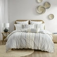 thumbnail image 3 of INK? Cotton Duvet Cover Mini Set Full/Queen/Ivory, 3 of 5