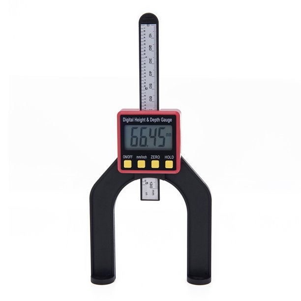0-80 mm 0 01 mm Medidor digital LCD Calibradores Herramienta (Rojo)