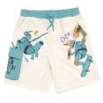 thumbnail image 4 of Teenage Mutant Ninja Turtles Donatello Raphael Leonardo French Terry Pullover Hoodie and Shorts Outfit Set Toddler to Big Kid, 4 of 5
