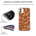 thumbnail image 4 of Brown Smiley Face Case Compatible with iPhone 11,Unique Art Design TPU Bumper Cover Case, 4 of 5