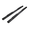 thumbnail image 1 of TrailFX Nerf Bar A1559T TFX 4 Oval Tube Side Steps; With Step Pads; 4 Inch Oval Straight; Powder Coated; Titanium Matte Black; Steel; With Welded End Caps; Rocker Panel Mount, 1 of 2