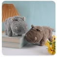 thumbnail image 3 of Extra Large Hippo Toy Cuddly Animal For Kids Adults Birthday, 3 of 6