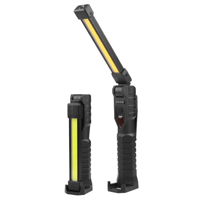 Lámpara COB XPE Linterna 7 Luz de inspección de engranajes para reparación de automóviles al aire libre (Negro)