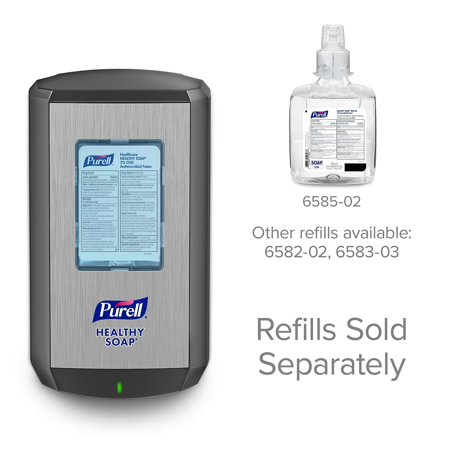 Soap Dispenser,Wall Mount,Automatic, Touch-Free, Graphite 6534-01