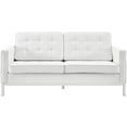 thumbnail image 4 of Modway Loft 3 Piece Leather Sofa Loveseat and Armchair Set, Multiple Colors, 4 of 6