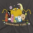 thumbnail image 2 of Adventure Time Outstretched Women's T Shirt, Charcoal, Small, 2 of 6