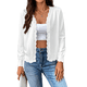 thumbnail image 1 of Suéter de Punto Tipo Cárdigan de Larga con Cuello en V y Botones para Mujer XL, 1 of 9