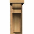 thumbnail image 2 of 5 1/2"W x 14"D x 14"H Yorktown Smooth Corbel w/Backplate, Western Red Cedar, 2 of 9