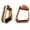 Tan Rawhide, variant on 5" wide Horse Western Saddle Rawhide Leather Covered Angled Roper Stirrups 51174