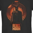 thumbnail image 2 of Junior's Rebel Moon Jimmy Warrior Portrait  Graphic Tee Black 2X Large, 2 of 3