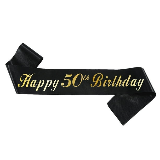 Correa Para El Hombro Para Celebraciones De Cumpleaños Elegante Diseño De Satén Fabricación Duradera En Poliéster Perfecta Para Eventos Completa Con 1 Pieza De Correa Para El Hombro