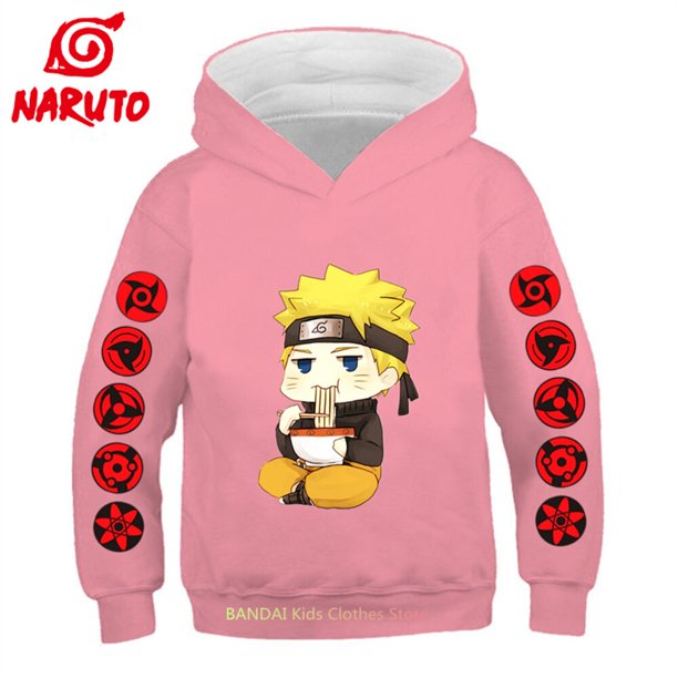 Japanese Anime Naruto Children's Sweatshirt Boys Narutos Hoodie Fashion Street Hoodie Boy's Shirt Autumn100 Gao Jinjia LED