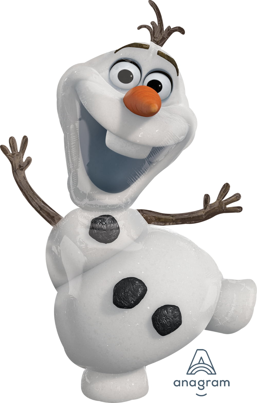 Graden Celsius helpen hoop Disney Frozen Olaf XL 41" Mylar Balloon Snowman Jumbo Shape Party  Decoration - Walmart.com