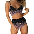 thumbnail image 2 of Conjuntos de Bikinis Traje de Baño Camis de Contraste de Pecho Alto Para Mujer Conjunto de Bikini Dividido Traje de Baño de Dos Piezas Traje de Baño Odeerbi ODB117731, 2 of 4