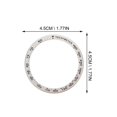 thumbnail image 3 of Black Metal Watch Protector Bezel Ring for 2Pcs Watch Dial Use, 3 of 5