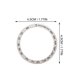 thumbnail image 3 of Black Metal Watch Protector Bezel Ring for 2Pcs Watch Dial Use, 3 of 5