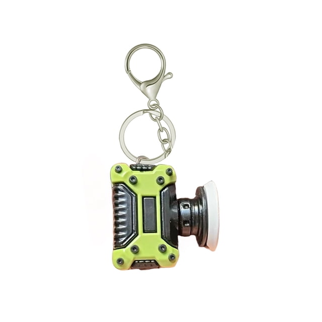 Mini molinillo con colgante de llavero, accesorio con superficie de molienda realista, para mochila, bolso y monedero.