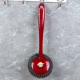 thumbnail image 2 of Bolas de limpieza de alambre de mango largo, esponja de sartén de lana de acero, fregador de platos de Metal, cepillo para olla, fregado de cocina, juego de 6 uds., 2 of 5