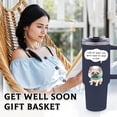 thumbnail image 5 of Funny Get Well Soon Gifts for Men, Women, Tumbler with Handle and Straw, Cancer Gift for Sick Friends, Condolence, Divorce, After Surgery Recovery Gifts for Chemo Patients, 5 of 5