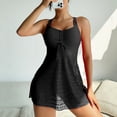 thumbnail image 2 of uikmnh Women's Monokini Solid Color One Piece Swimsuit Push Up Mesh with Removable Cups Size:S, 2 of 8