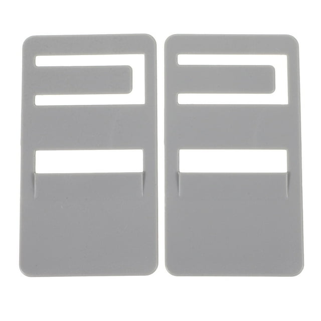 OULII 2 Pcs Clips de Porte de Réfrigérateur Rv Automobile Matériau Stable Gris pour Réparation de Poignée de Frigo