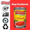 thumbnail image 4 of (12 pack) Furmano's Petite Diced Tomatoes, 14.5oz, Can, 4 of 9