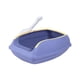 thumbnail image 5 of Caja de arena para gatos para todo tipo de arena para gatos, de lados altos, fácil de limpiar, arenero semicerrado para gatos, orinal, caja de arena p violeta, 5 of 8