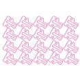 thumbnail image 5 of YUMILI 20 piezas Mini alambre recubierto de plástico clip de papel con forma de oso marcapáginas Clip archivo Notebook titular(Rosa roja), 5 of 5