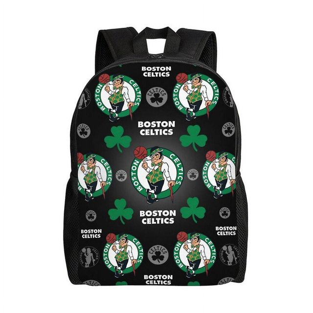 Mochila Boston Celtics Mochila escolar para adolescentes Mochila para portátil de lona Mochila unisex-HXN1648