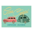 thumbnail image 2 of Carpinteria, California, Gone Campin, Trailer, Geometric (1000 Piece Puzzle, Size 19x27, Challenging Jigsaw Puzzle for Adults and Family, Made in USA), 2 of 4