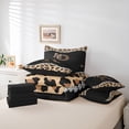 thumbnail image 6 of Castle Fairy Bowknot Letter Monogrammed R Twin Bedding Sets,Cheetah Bedding Comforter Set, 6 of 8