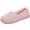 Pink, variant on LongBay Women's Comfy Breathable Memory Foam Closed Back Slippers Cotton House Shoes
