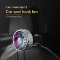 thumbnail image 5 of Ventilador de coche USB con pilas, ventilador de refrigeración eléctrico con 4 velocidades, ventilador de coche giratorio de 360 ​​grados para asiento trasero, perro de pasajero de asiento t, 5 of 5