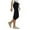 Black, variant on PMUYBHF Linen Pants Women Women Comfortable Elastic Waist Button Side Pockets Two Pocket Yoga Cropped Cargo Cropped Pants Hiking Pants Women Petite Length Womens Ski Pants Petite