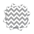 thumbnail image 2 of White Chevron Print Everyday Party 16 Paper Luncheon Napkins, 2 of 3