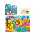thumbnail image 1 of Puzzle Toy Floor Puzzle for Kids Animal Large 48-Piece Educational Floor Puzzle Toy for Preschool Learning and Development, 1 of 6