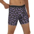 thumbnail image 5 of Sigee Bat Purple for Men's Boxer Briefs,Moisture Wicking and Breathable Medium, 5 of 9