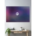 thumbnail image 2 of Bloom Theory Moonlit Poster Wall Art, Modern Wall Decor, 24x36 UNFRAMED, 2 of 3